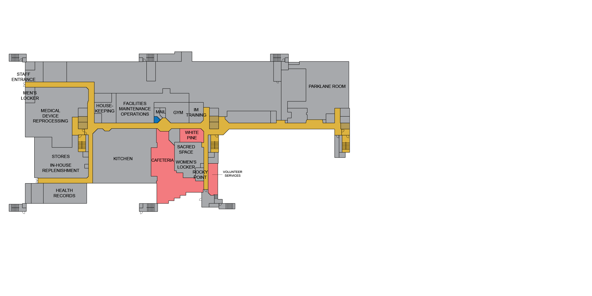 Eagle Ridge Hospital Interactive Map